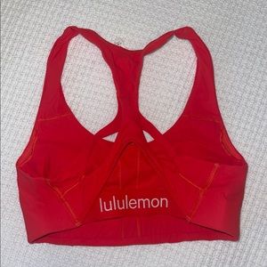 Lululemon Sports Bra - Red/Coral - Size 6